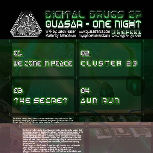 Digital Drugs Coalition - QUASAR - One Night (Digital EP)