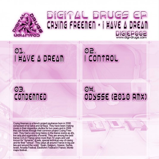 Digital Drugs Coalition - CRYING FREEMEN - I have a dream - Digital EP