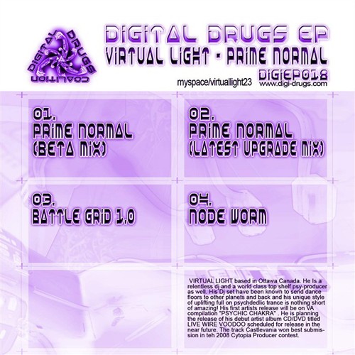 Digital Drugs Coalition - VIRTUAL LIGHT - Prime Normal (Digital EP)