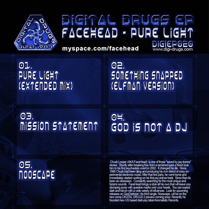 Digital Drugs Coalition - FACEHEAD - Nooscape (Digital EP)