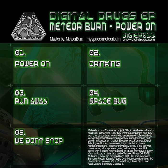 Digital Drugs Coalition - METEORBURN - Power on (Digital EP)