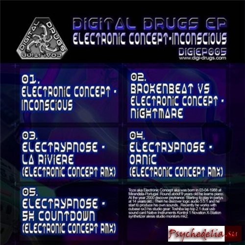 Digital Drugs Coalition - ELECTRONIC CONCEPT - Inconscious (Digital EP)
